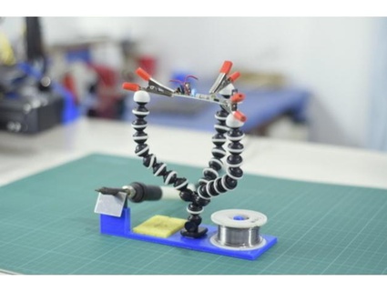 helping hands soldering station v1 diy zone 3d print model - Mito3D