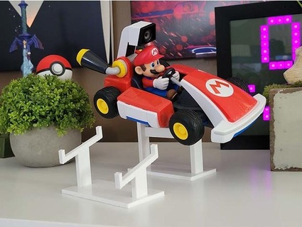 Mario kart vivere In piedi ragazzo disco 3d print model - Mito3D