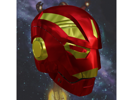 iron man godkiller inspired helmet budwin cosplay marvel props 3d print model - Mito3D