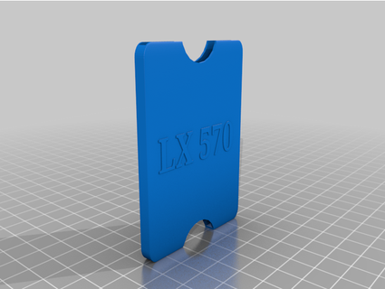 lx 570 portafoglio carta chiave manica sergeyf 3d print model - Mito3D