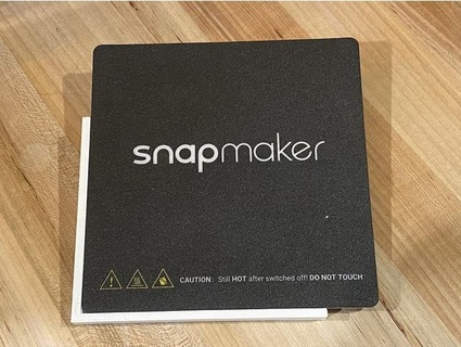 snapmaker print bed sticker alignment plate demoend 3d print model - Mito3D