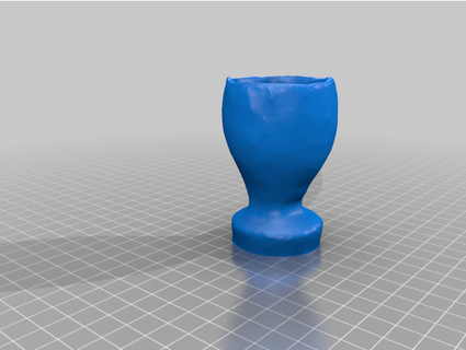 huevo soporte Roca tallado rolago 3d print model - Mito3D
