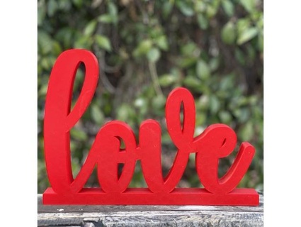 Aşk işaret natürmort dekor sevgililer gün 3d print model - Mito3D