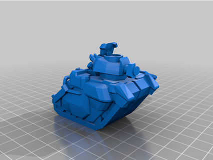 xylvanian light tank - battalion wars brettp4226 gamecube nintendo wii 3d print model - Mito3D