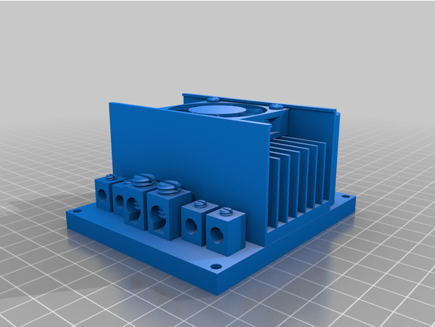 Säbelzahn Dual 60a Motor Treiber Markenwelt 3D print model - Mito3D