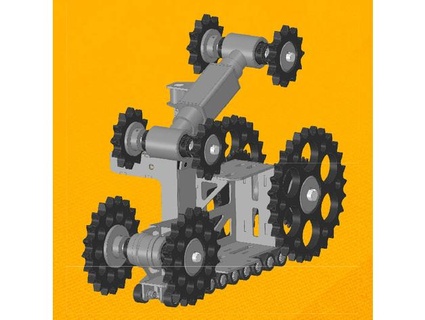 escala wall pista dirigir Construir guia + arquivos marcasworld filme pixar robô trilhas parede 3d print model - Mito3D
