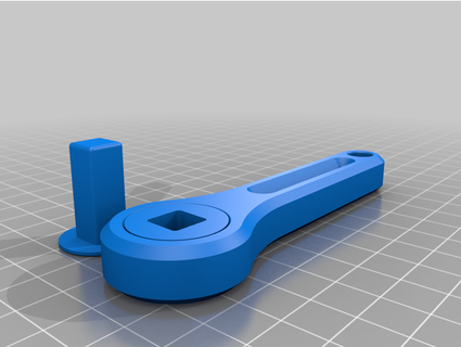 nasa ratchet wrench splashdown tool 3d print model - Mito3D