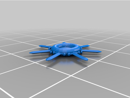 Spinnen Klinge Projekt genau 3d print model - Mito3D