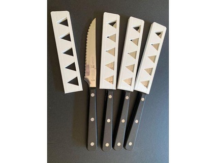 knife guard blade cover farmer jake kitchen kitchenware drawer tool case sheath safety steak 3d print model - Mito3D