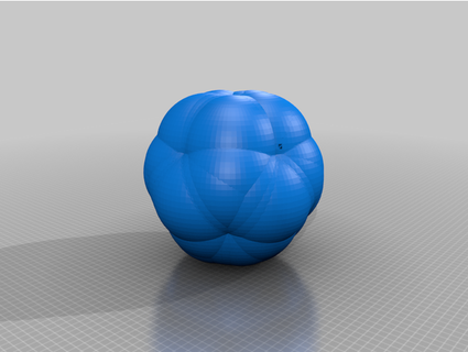 bloqueado bola yoshi0204 arte contemporâneo gafanhoto matemática rinoceronte esfera 3d print model - Mito3D