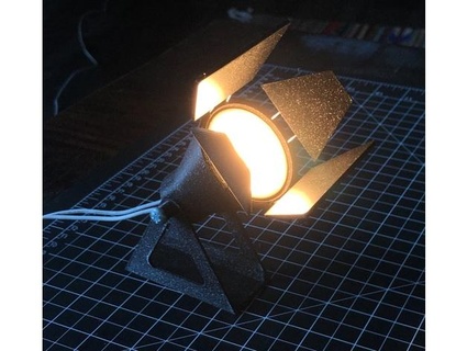lamp - spot light pandro diy bulb spotlight 3d print model - Mito3D