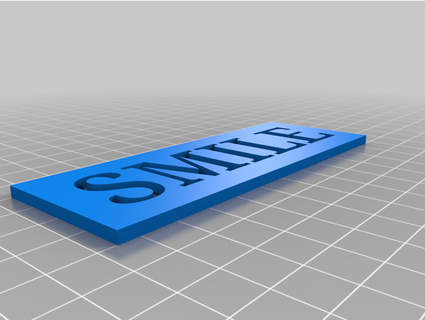 sourire peuki 3d print model - Mito3D