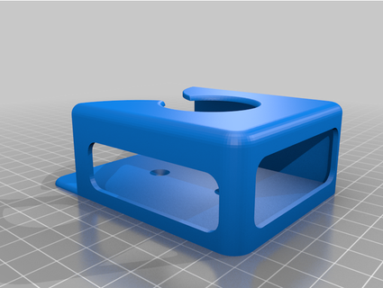 soporte pared para caja raspberry 1dki 3d print model - Mito3D