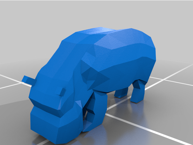 poly hippo pan barszczyk 3D print model - Mito3D