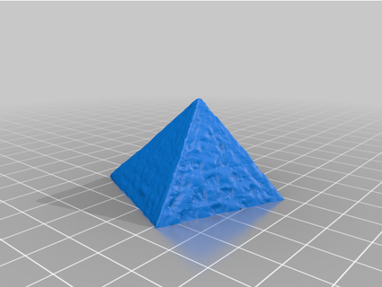 piramide Banca 3d scansione Egitto 3d print model - Mito3D