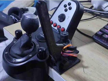 logitech g27 g25 handbrake wiring screws bigboy93 sim 3d print model - Mito3D