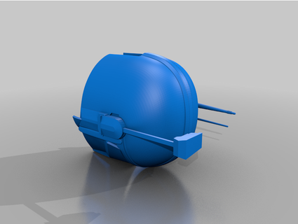 custom mandalorian helmet lightningpwr28 bucket helmet mandalorian mando starwars star wars  3d print model - Mito3D