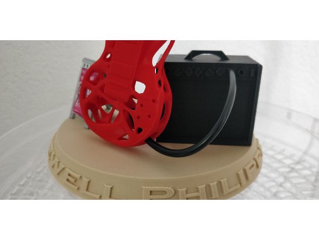 ampli gitar lektrik brixodin3d diyorama diyoramalar elektrik maket müzik ses amplifikatör 3D print model - Mito3D