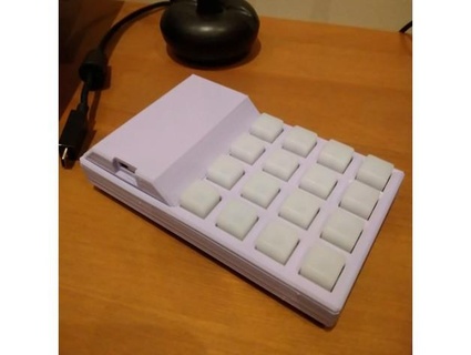caso bainha pimoroni pico rgb teclado base alycarter framboesa pi 3d print model - Mito3D