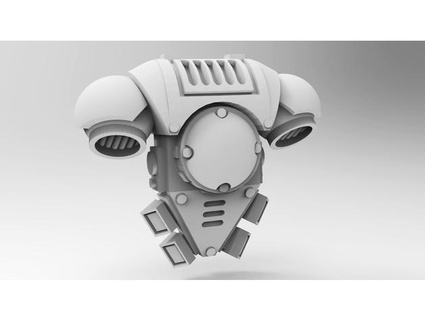 Uzay şövalye sırt çantası bit Pozid atölyesi Grimdark deniz minyatür sci fi masaüstü savaş oyunu 3d print model - Mito3D