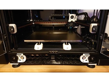 voron 2 bed frame brackets 2020 extrusion connectors bloodg3t heated 3d print model - Mito3D