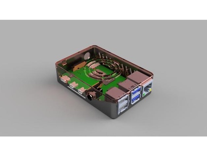 raspberry pi 4 case vscase coredesign 3d print model - Mito3D