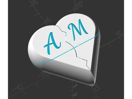 custom heart box updated v3 martinw2 container customizable customizer parametric preassembled supportless valentine valentines day 3d print model - Mito3D