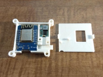 esp8266 d1 mini case mini-360 buck converter buteomont 3d print model - Mito3D