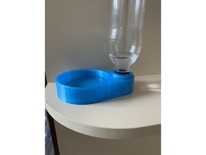 drinker cat bottle matematikua bowl cats feeder 3d print model - Mito3D