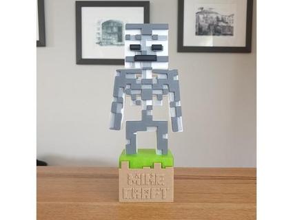Minecraft cuffie In piedi 3dprintbunny regalo cuffia titolare supporto auricolare figure scheletro 3d print model - Mito3D