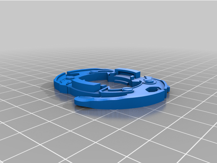 Dranzer ataque anel zeonblacktooth beyblade zeon 3d print model - Mito3D