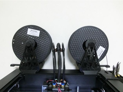 qidi x-pro upper spool holder shibatam 3d print model - Mito3D