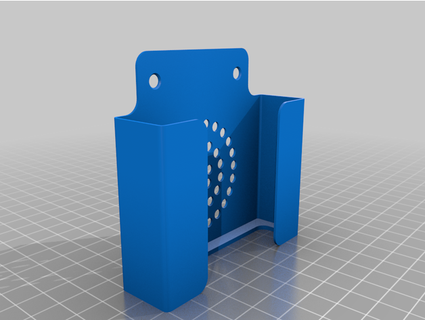 external hdd ssd wall mount slimpdev 3d print model - Mito3D