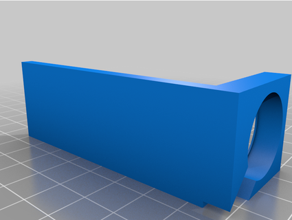 cargando montar biff cad estante soporte pared 3d print model - Mito3D