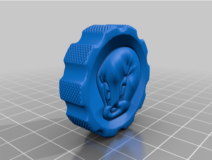 tweety tensioner knob zhuan 3d print model - Mito3D