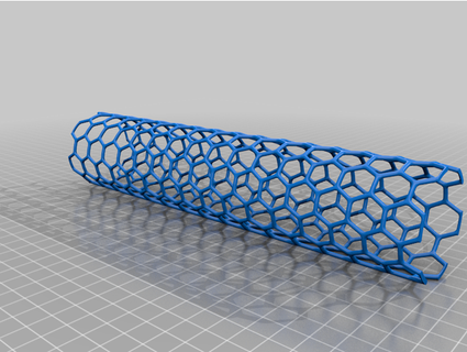 multiwalled vertical carbon nanotubes copsicle nanotube tube 3d print model - Mito3D
