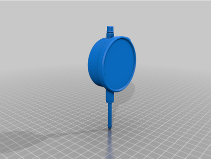 dial caliper blank mobiobi gauge indicator gage measurement tool measuring 3d print model - Mito3D
