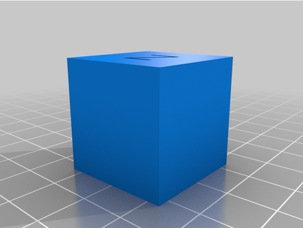 test cube galanova 3d print model - Mito3D