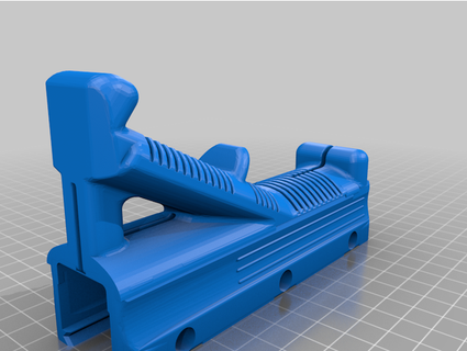 foregrip battery holder abu jayden airsoft accesories attachment 3d print model - Mito3D