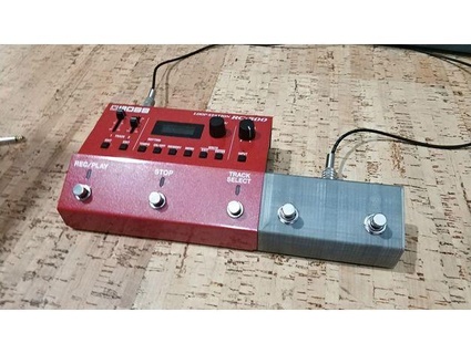 TRS interruptor pie Amakuhin guitarra pedal looper 3d print model - Mito3D