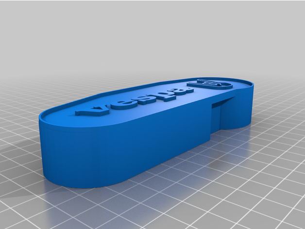 Logos Vespa pks 125 liegt Motovespa piaggio 3D print model - Mito3D