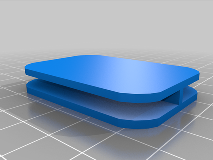 Clip Box geschlossen Dalmatiner dunkel Amazonas Karton Klappen 3d print model - Mito3D