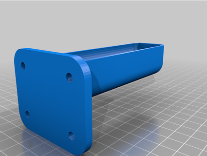 mounted spool holder simon fernan filament guide ptfe tube mount 3d print model - Mito3D