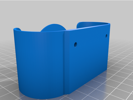 parede suporte fornecem Dison v series schuber74 3d print model - Mito3D