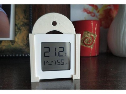 xiaomi mijia thermometer 2 wall hang tomeczko lcd small themometer 3d print model - Mito3D