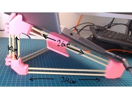 laptop stand klingman cooling duct accessories 3d print model - Mito3D