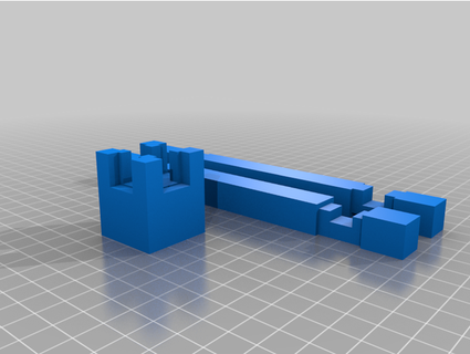 cross pillar hükmetti çapraz Çene değiştirilmiş sksjdnfl 3d print model - Mito3D