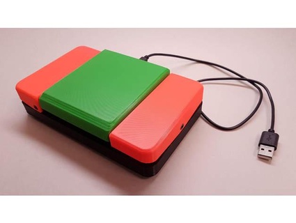USB pedal killboxscalemodels macro teclado 3d print model - Mito3D