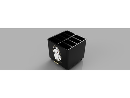 la re-meuh-te box poxa bearing cow fusion 360 remote control roulement vache 3d print model - Mito3D