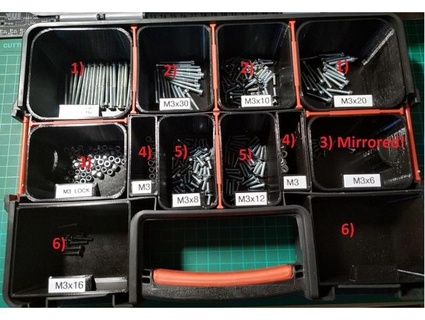 Kutu Ayarlamak park tarafı interlock organizer cigler çeşit kilitlemek organizatör depolama araç kutusu 3d print model - Mito3D